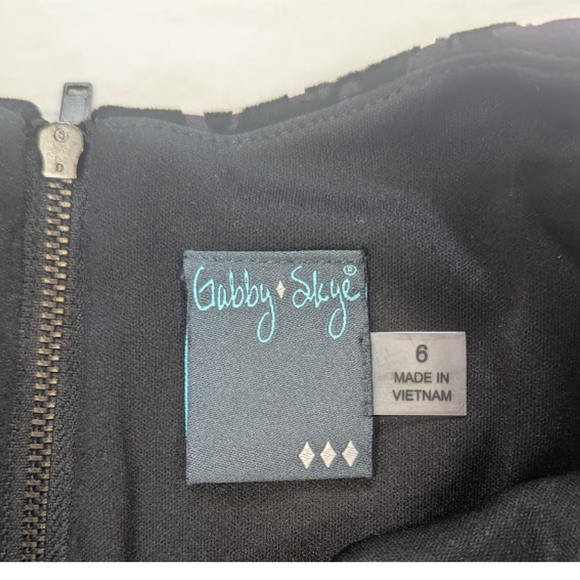 Victorian Soft Goth Midi Dress Dark Romance Whimsigoth Purple Black Gabby Skye 6 - Picture 11 of 13